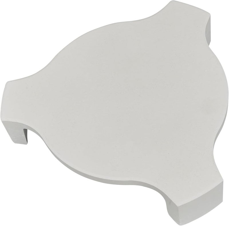 Auplex 13'' Heat Deflector Conveggtor for Kamado Accessories, Ceramic Pizza Stone with 3 Legs, Smoking Plate Grill Accessories Plate Setter-Extra Thick - Image 1